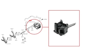 FOR MITSUBISHI L200 KL1T SERIES 5 2.4DiD 4WD ACTUATOR TRANSFER GEARSHIFT 2015+ - Picture 1 of 3