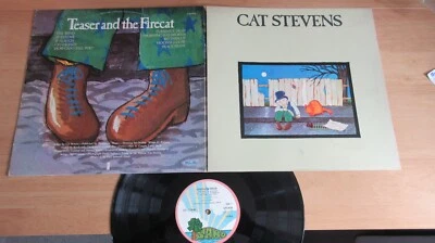 Cat Stevens Teaser and the Firecat LP 1971 *EX/NR MINT*GF*PINK RIM*'Moonshadow' - Image 1 of 2
