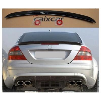 ALERON ALERÓN TRASERO MALETERO MERCEDES CLASE CLK W209 C209 NEGRO BRILLO SPOILER - Imagen 1 de 4