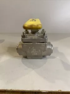 APOLLO 3/4" C11 CF3M 300 Mod.SSN23001 316ss Weld On In Ball Valve RPTFE USA - Picture 1 of 6