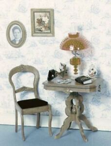 Chrysnbon Dolls House Victorian Table & Chair Furniture Set Model Kit F-110