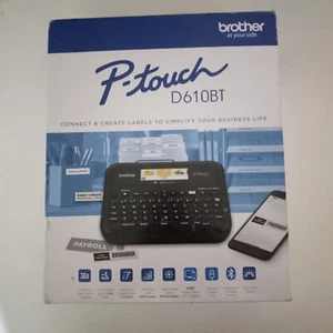 New Brother - P-touch PT-D610BT Wireless Label Printer - Black Bluetooth - Picture 1 of 4