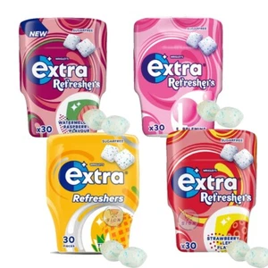 Botellas de chicle extra refrescantes sin azúcar - 30 piezas en sabores surtidos - Imagen 1 de 6