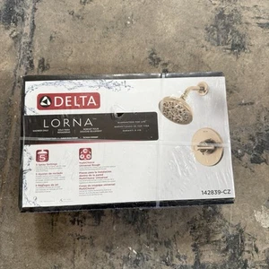 Delta 142839-CZ Lorna Gold 5-Spray grifo de ducha 1,75 GPM champán bronce - Imagen 1 de 2
