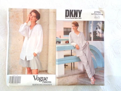 Vogue Patterns American Designer DKNY-2703-Jacket, Shirt, Shorts & Pants - Image 1 of 2