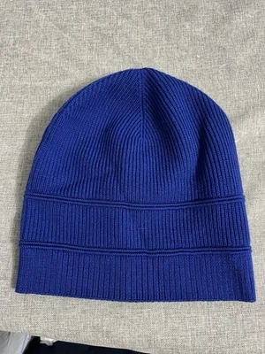 Gorro masculino leve com nervuras macio azul Banana Republic novo com etiquetas - Imagem 1 de 3