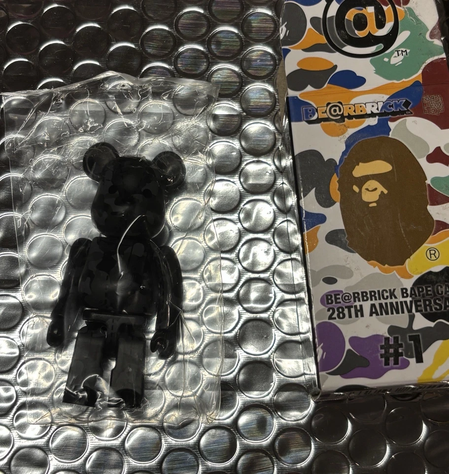 Bearbrick x A Bathing Ape BAPE 28th Anniversary Camo #1 100% - Sealed - Image 1 of 1