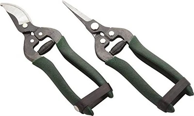 Pruning Snips Set (2) - Floral Scissors and Bypass pruners - Precise pruning ... - Image 1 of 3
