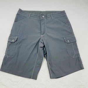 Kuhl Shorts Uomo 36 Grigio Cargo Nylon Elasticizzato Escursionismo Outdoor Tech Performance - Foto 1 di 10