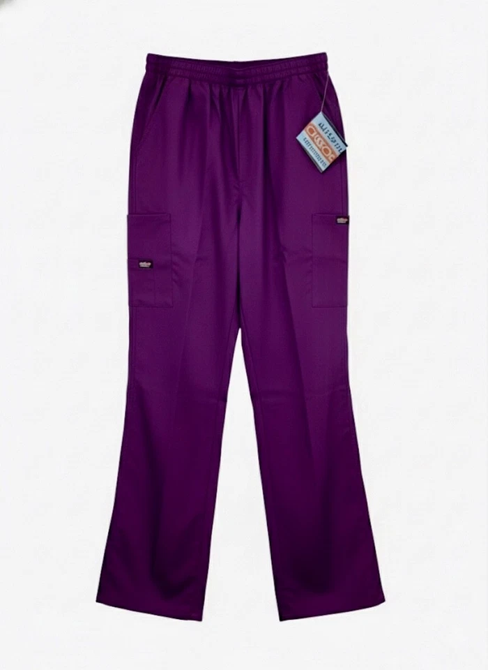 Pantalones Médicos Cherokee Workwear, 2 Bolsillos Carga, Cintura Elástica, Estilo 4041 Foto 1 de 1
