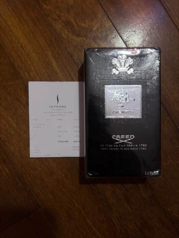 Aventus Cologne por Creed 3,3 oz 100 ml EDP para hombres CAJA SELLADA con recibo  Foto 1 de 1