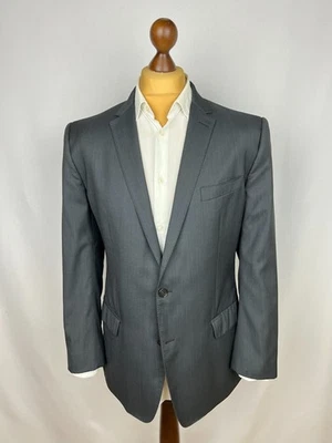 DOLCE & GABBANA MARTINI Solid Gray Wool&Silk Blend Slim-Fit Sport Coat 44US54IT - Image 1 of 4