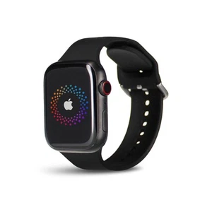 Apple Watch Edition Series 7 45 mm GPS + Cellular Space Noir Titane Bon état - Photo 1 sur 1
