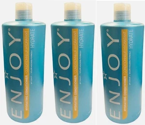 3 Enjoy Hydrating Conditioner Hydrate 33.8 oz Liter Sized Lot Of 3 New - Picture 1 of 1