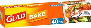 Glad Bake and Cooking Paper, 40M Non-Stick Baking Paper for Everyday Use - Picture 1 of 4