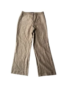 Lafayette 148 New York Linen Virgin Wool Womens Pants Size 6 Career Office - Picture 1 of 5