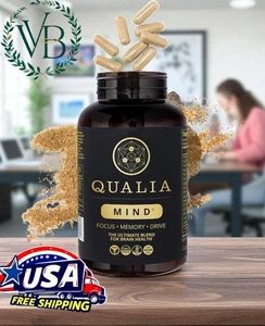 Mezcla de suplementos Qualia Mind original para la salud del cerebro 120 cápsulas caducidad: 6/2027 - Imagen 1 de 10
