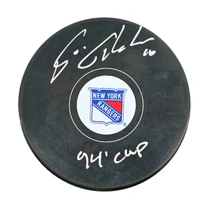 Esa Tikkanen Rangers Autographed Signed Inscribed Rangers Puck (CX Auth) - Picture 1 of 3