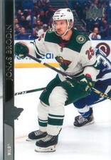 Jonas Brodin 2020-21 Upper Deck Series 2 Hockey Base Card #341 Minnesota Wild