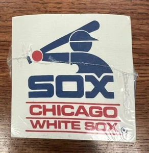 Vintage 1980's Chicago White Sox Notepad Unopened in Plastic - Picture 1 of 2