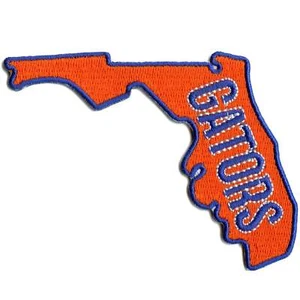 Florida Alligator State Patch College University Student Souvenir Embroidered Ir - Picture 1 of 2