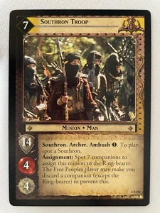 LOTR TCG - Southron Troop 4R256 - The Two Towers - Picture 1 of 1