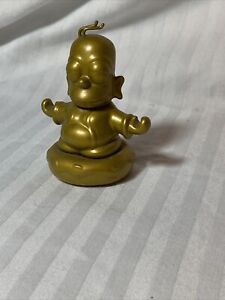 Matt Groening Homer Simpson Gold Buddha Figurine Simpsons