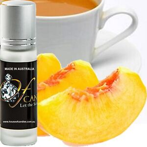 Apricot White Tea Scented Roll On Perfume Fragrance Oil Luxury Hand Poured