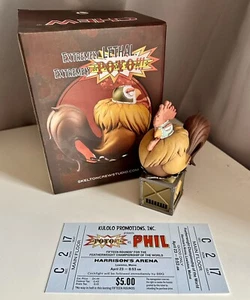 CHEW Poyo Limited Edition Mini-Bust #495/500 RARE mit Box & Fight Card - Bild 1 von 6