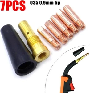 Difusor de gas boquilla sin gas núcleo de flujo punta de contacto MIG para soldador Century FC90 - Imagen 1 de 4