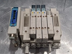 SMC EX260-SEN1 ETHERNET-STEUERUNG, 2 SMC SY5300-5UI & 1 SY5200 VENTIL HERVORRAGENDER ZUSTAND!! - Bild 1 von 7