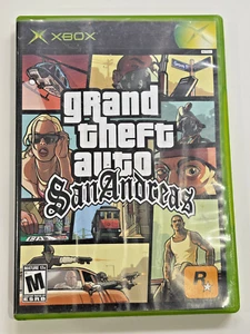 GTA Grand Theft Auto San Andreas - Original Xbox - CIB Map/Manual – Mint! - Picture 1 of 4
