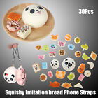  30 Pcs Jewelry Making Supplies Simulation Food Charms Mobile Phone Strap