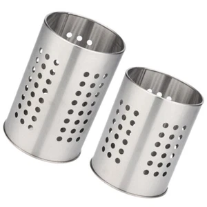 2 Pcs Kitchen Chopsticks Holder Fork Spoon Container Kitchen Utensil Holder - Picture 1 of 12