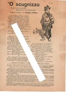 crv 129 Anni 20 - 'O SCUGNIZZO Ultima creazione di PEPPINO VILLANI (Napoli) - Imagen 1 de 2