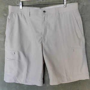 Callaway Golf Shorts Mens Size 36 Beige Logo Chino Outdoor Sports Casual - Picture 1 of 13