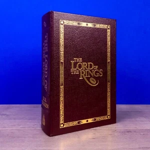 Lord of the Rings Tolkien 2004 50th Anniversary Deluxe SFBC Leather Bound - Foto 1 di 8
