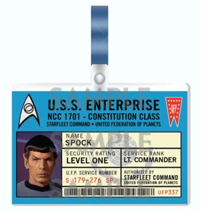 Star Trek - Mr. Spock cosplay I.D. Badge - Picture 1 of 2
