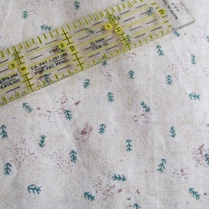Christmas Cotton Fabric beige blender tiny pine needle leaf BTHY - Picture 1 of 3