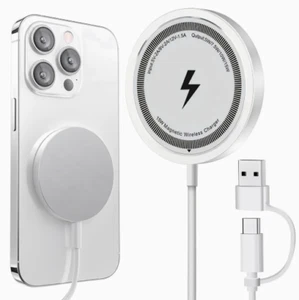Chargeur Magnétique Sans Fil 15W pour Apple iPhone 15 14 13 12 11 Pro Max - Photo 1 sur 8