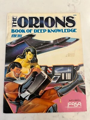 The Orions Book of Deep Knowledge #2008 Star Trek por FASA Foto 1 de 2