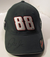 Dale Earnhardt Jr Hat Mens Green 88 Stretch Fit Hendrick Racing Autographed Cap