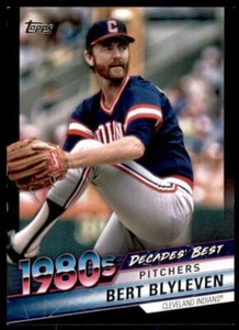 2020 Topps Series 2 Decades Best Black #DB-61 Bert Blyleven /299