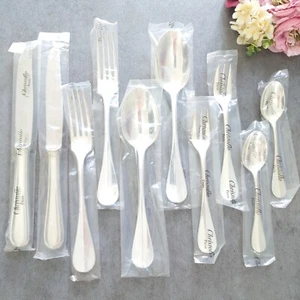 Christofle Fidelio 10pcs Silverplate Flatware Knife Fork Spoon Excellent - Picture 1 of 18