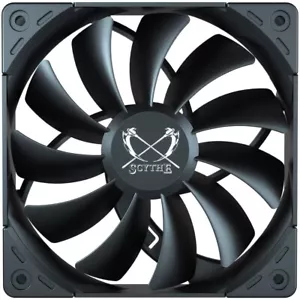 NEW Scythe KazeFlex 120MM Computer Case Fan - Black - Picture 1 of 5