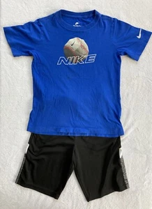 Boys Outfit ~ 8/10 ~ Nike, Jumping Bean ~ Royal Blue & Black - Picture 1 of 4