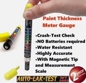 NEW BIT 3003 Car Paint Thickness Tester Meter Gauge CRASH CHECK TEST - Picture 1 of 5