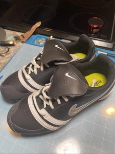 Nike Women’s Diamond Slasher Black & White Baseball Cleats Size 7.5 - Picture 1 of 6