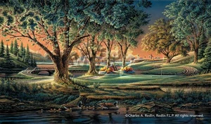 Terry Redlin Spring on the Greens Elite Open Edition - Picture 1 of 1