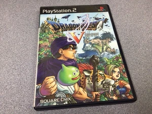 Dragon Quest V Sony Playstation 2 Japón Region Lock USADO - Imagen 1 de 4